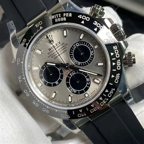 rolex oyster perpetual cosmograph daytona 18k white gold m116519ln|Rolex daytona oysterflex review.